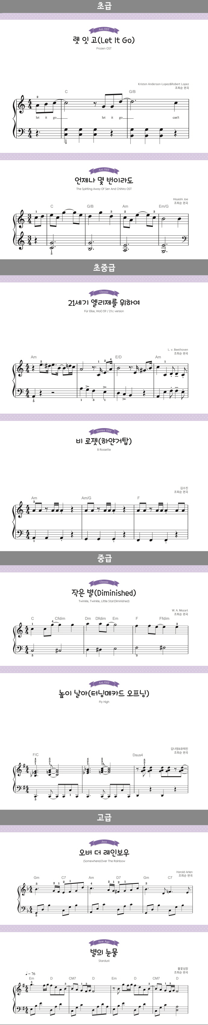 힐링피아노(Healing Piano)(Joy쌤의 누구나 쉽게 치는) 도서 상세이미지