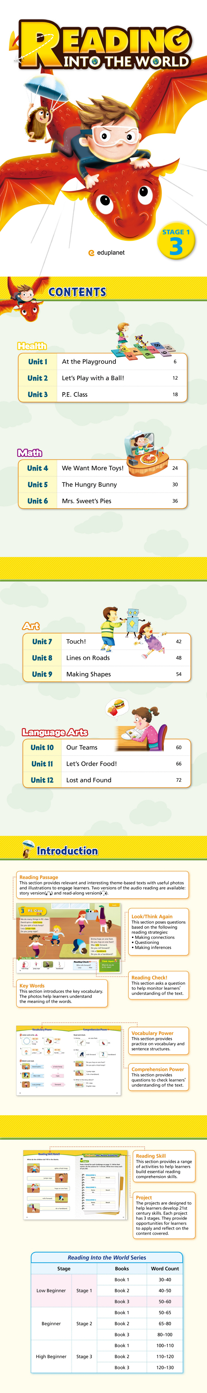 Reading Into the World Stage 1-3(Student Book + Workbook) 도서 상세이미지