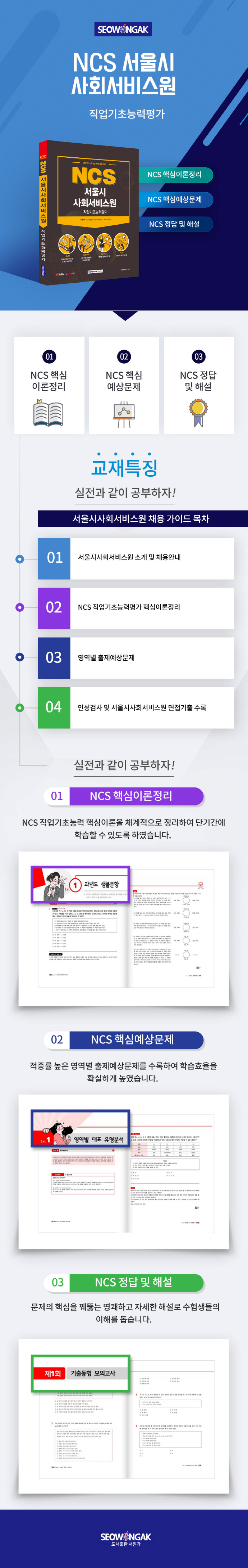 NCS 서울시 사회서비스원 직업기초능력평가(2021) 도서 상세이미지