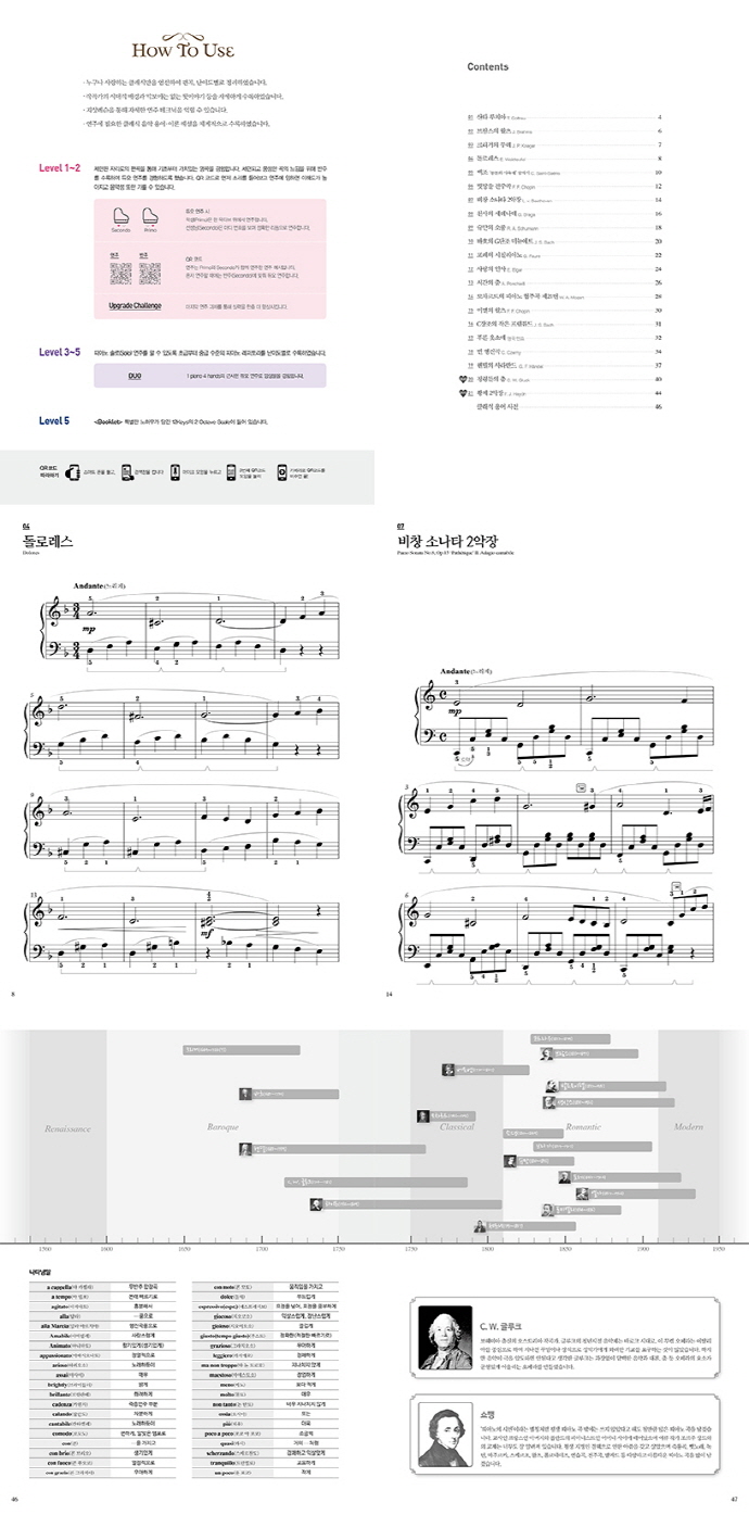 클래식 피아노 레퍼토리 4(단계별) 도서 상세이미지