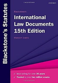 [해외]Blackstone's International Law Documents