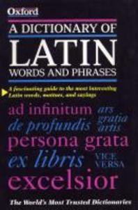 [해외]A Dictionary of Latin Words and Phrases