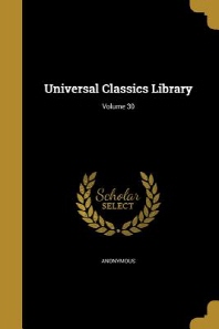 [해외]Universal Classics Library; Volume 30 (Paperback)