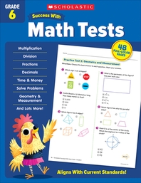 Scholastic Success with Math Tests Grade 6
