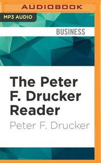 [해외]The Peter F. Drucker Reader (MP3 CD)