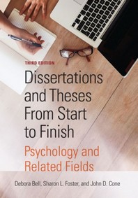 Dissertations and Theses from Start to Finish