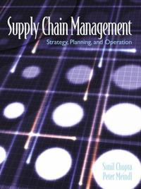 Supply Chain Management Strategy, Planning and Operations