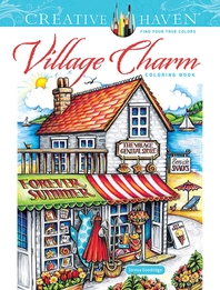 [해외]Creative Haven Village Charm Coloring Book