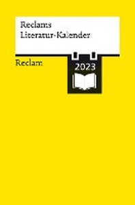 [해외]Reclams Literatur-Kalender 2023