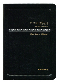 대한기독교서회 큰글씨 성경전서(NKR73THU검정)(새찬송가)(무지퍼)