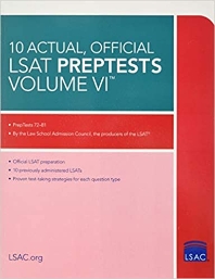[해외]10 Actual, Official LSAT Preptests Volume VI