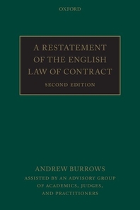 [해외]A Restatement of the English Law of Contract
