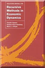 [해외]Solutions Manual for Recursive Methods in Economic Dynamics
