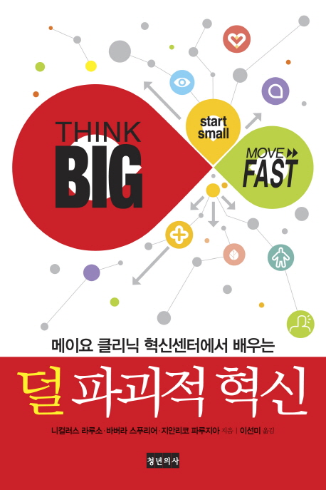 덜 파괴적 혁신(메이요 클리닉 혁신센터에서 배우는)(원서/번역서: [해외]Think Big, Start Small, Move Fast (Hardcover)) | 니컬러스 라루소 | 청년의사 - 교보문고