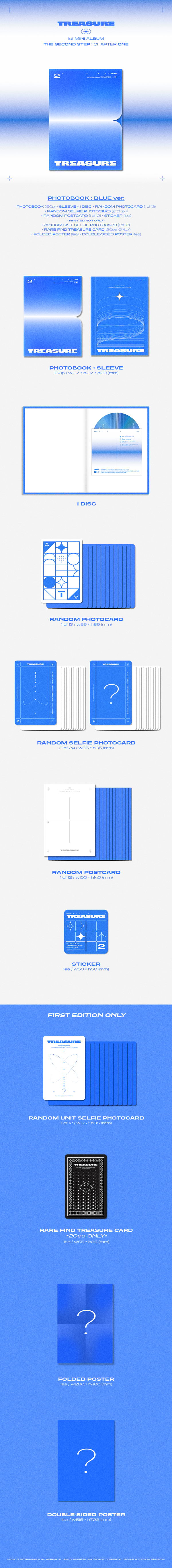 TREASURE - 1st MINI ALBUM THE SECOND STEP : CHAPTER ONE