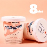 밀키파인트 우유랑 딸기쨈 474ml 8개입