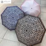 [애슬릿]로고 패턴 모노그램 3단 우산 양산 양우산