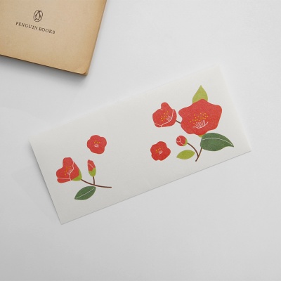 동백꽃 카드 세트 (용돈 봉투)