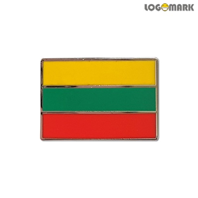 리투아니아 국기 뺏지