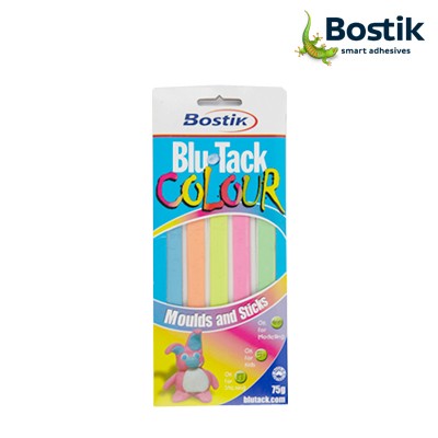 Bostik Blu Tack Colour Moulds And Sticks 75g