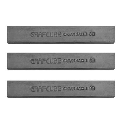 까렌다쉬 흑연 스틱 크라파이트 큐브 15mm 1팩(3개입)