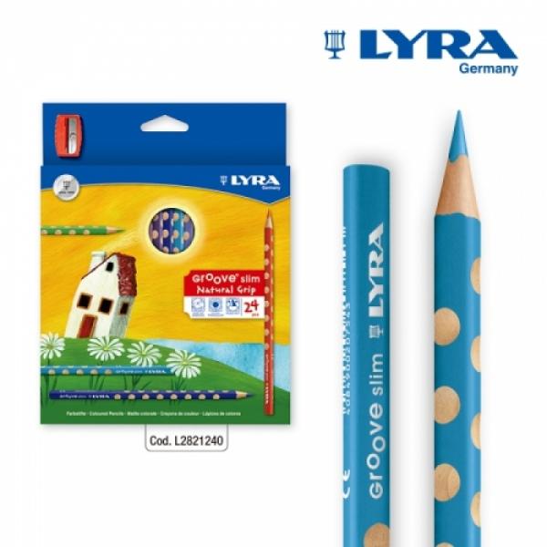 LYRA - 리라 그루브 슬림 색연필 (24색)