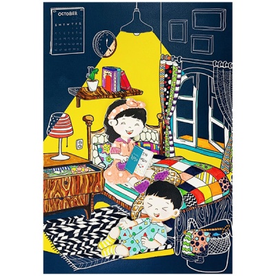 꼬모상자 엄마를 위한 색칠공부 어른용 컬러링북