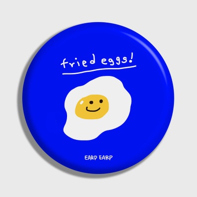 [어프어프] 손거울 Fried eggs-blue