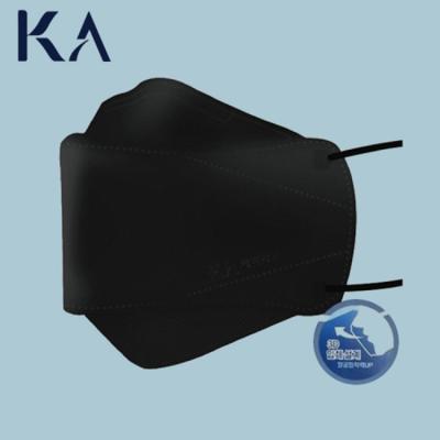 케이에이 4중구조 방역마스크 KF94 블랙 중형 1매