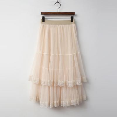 Lace Cha Cancan Long Skirt