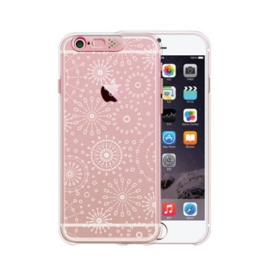 iPhone 6 Clear shied Rosegold (firework)