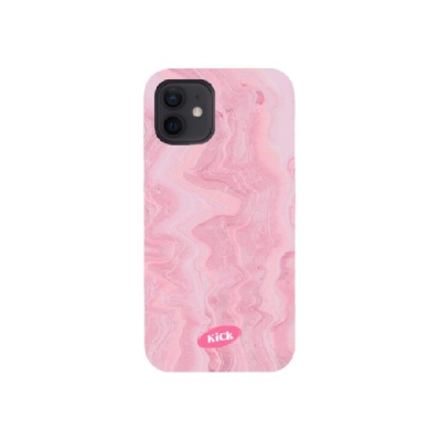 Pink marble hard case
