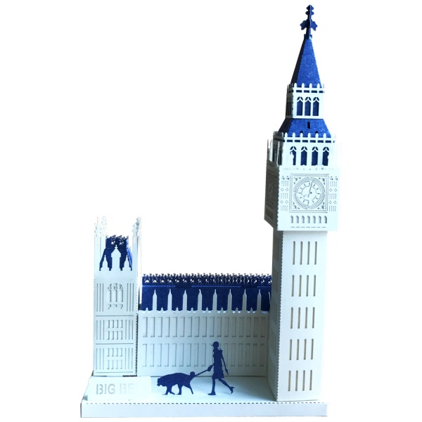 3D종이퍼즐 영국 빅벤 유명건축물 모형 만들기 수업 집콕놀이