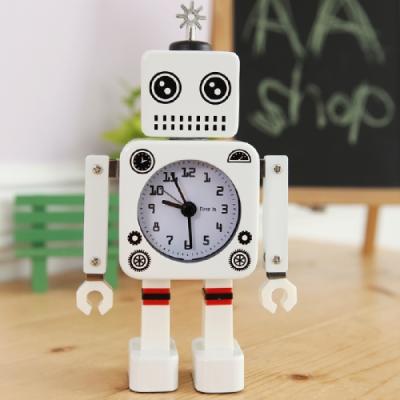 New 감성 로봇 알람 시계 (화이트) 추카추카넷
