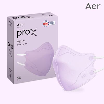 [아에르] ProX 프로엑스 컬러마스크 퍼플 10매