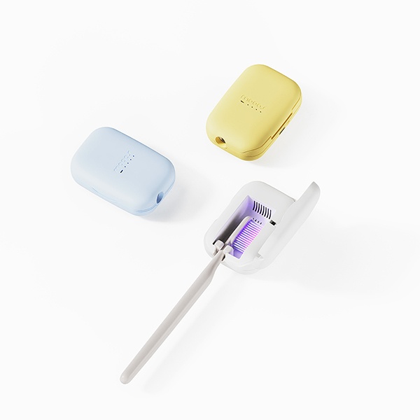 무아스 휴대용 바람건조 온열 UV 칫솔살균기 3colors