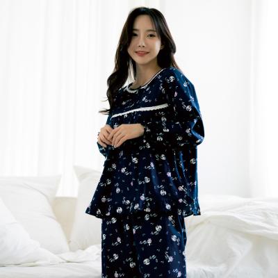 테라우드 팬더 포켓 여성 코튼파자마 홈웨어 잠옷세트