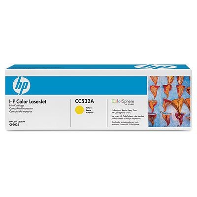 HP TONER CC532A / Yellow / Color Laserjet CM2320/CP2025 / 2,800P