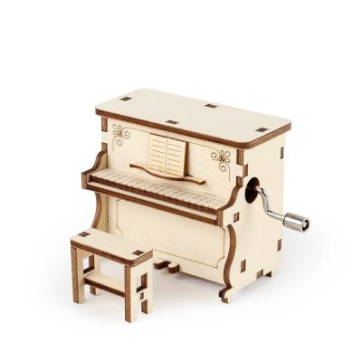DIY 나무 모형 조립 키트 오르골 피아노 YM862-13