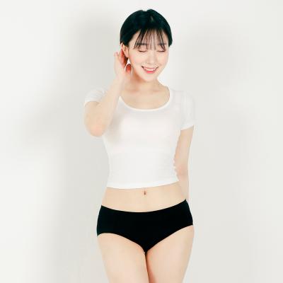 테라우드 여성용 더 클래식 무봉제 누디 미디팬티 2p
