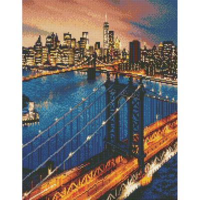 브루클린의 밤 (캔버스) 보석십자수 40x50