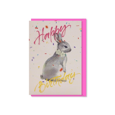 035-SG-0008 / 토끼의 생일축하 카드
