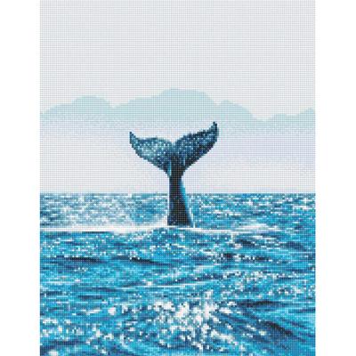 고래의 춤 (캔버스) 보석십자수 40x50