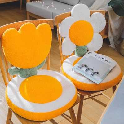 FAFA 러블리 플라워 의자 등받이 방석 2type 3color