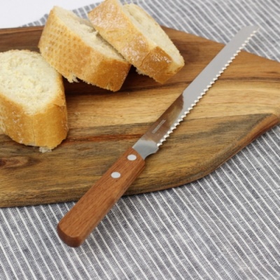에코 나무 손잡이 빵칼 브레드 나이프