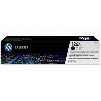 HP TONER CE310A(NO.126A) / BLACK / Color Laserjet CP1025 / 1,200P