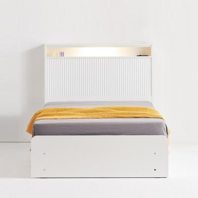 보그 LED 템바보드 슈퍼싱글 수납 침대 (매트별매)