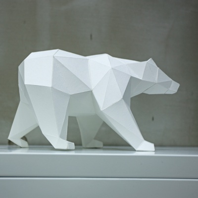[톰텐] 페이퍼크래프트 사라져가는 북극곰 Polar Bear
