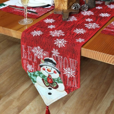 크리스마스 테이블 러너 식탁보 테이블 매트 식탁러너
