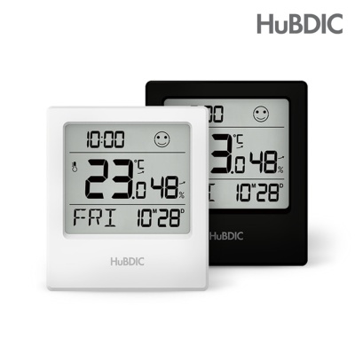 휴비딕 디지털 온습도계 HT-9 시계날짜요일표시